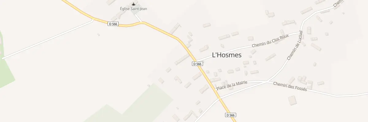 Plan du 5B Che de l’Eglise à L’Hosmes