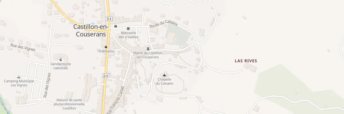 Plan du 80 Rue François Camel à Castillon-en-Couserans