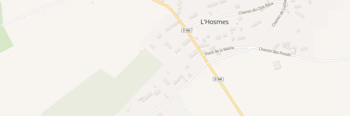 Plan du 3 Che de l’Eglise à L’Hosmes