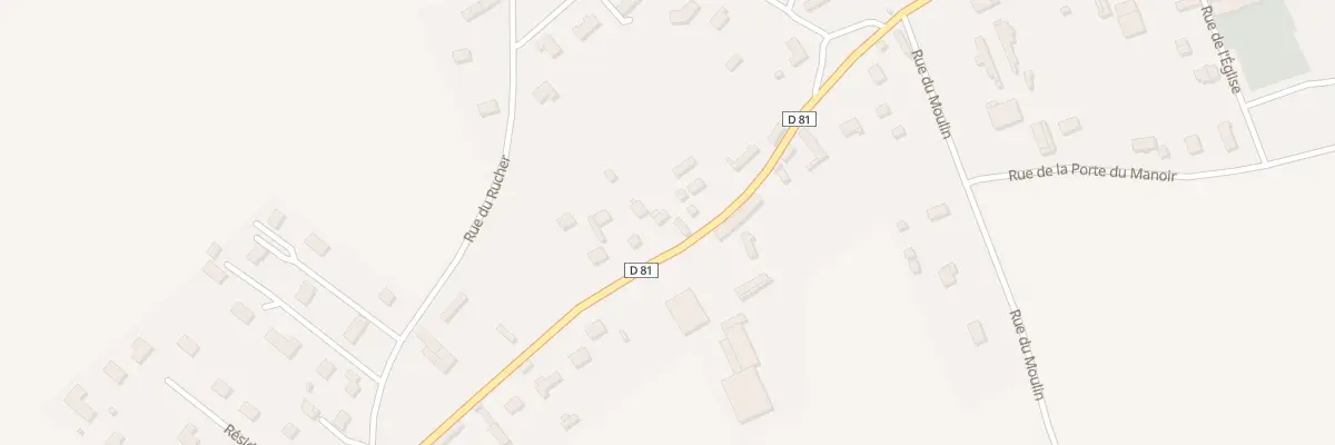 Plan du 11 Rue de la Gde Breche à Vraiville