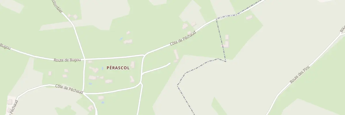 Plan du 34 Pechaud à Sagelat