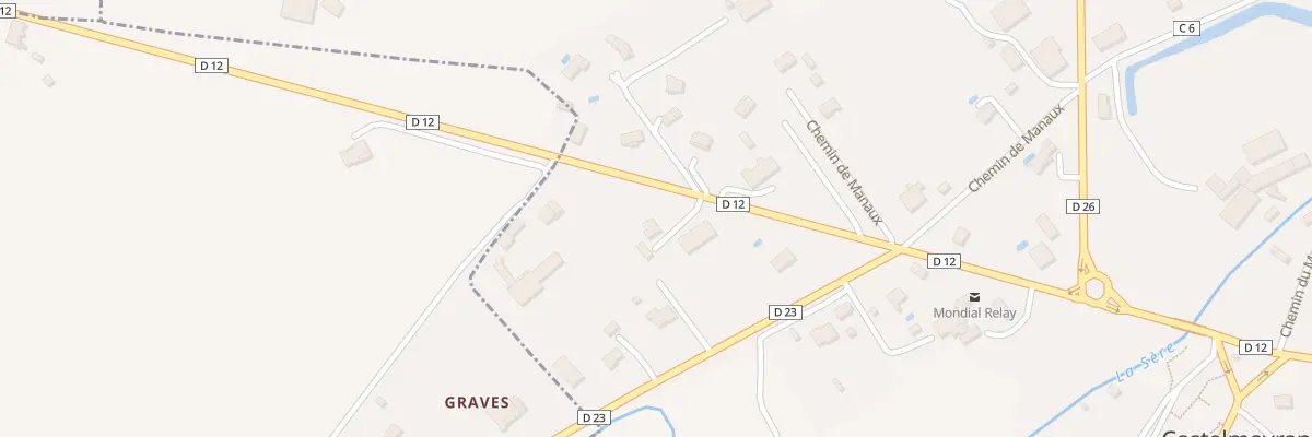 Plan du 307 Rte d’Auvillar à Castelmayran