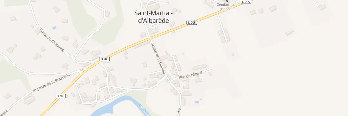 Plan du 7 Imp de l’Eglise à Saint-Martial-d’Albarède
