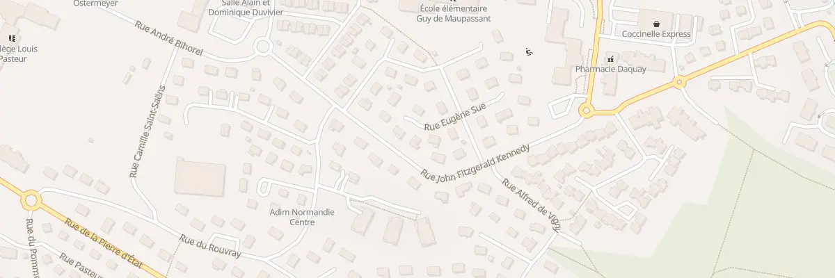 Plan du 30 Rue Eugène Sue à Petit-Couronne