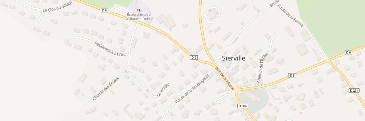 Plan du 65 Rte de Pavilly à Sierville