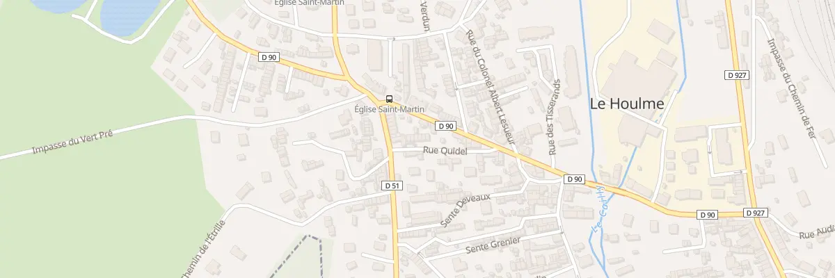 Plan du 8 Rue Quidel au Houlme