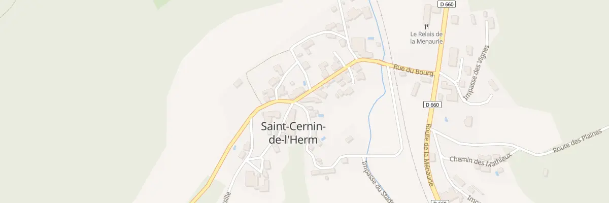 Plan du 95 Le Bourg à Saint-Cernin-de-l’Herm