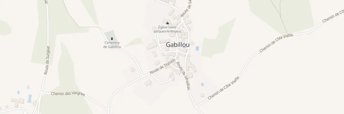 Plan du 1 Pl Jean Dauriac à Gabillou
