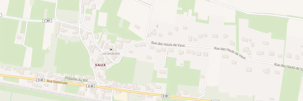 Plan du 735 Rue des Hauts de Vaux à Civray-de-Touraine