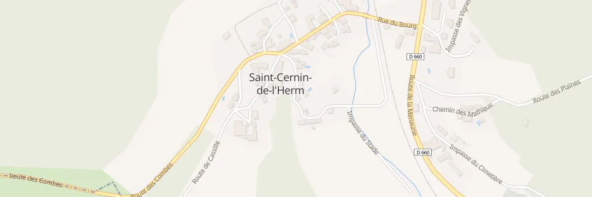 Plan du 79 Le Bourg à Saint-Cernin-de-l’Herm