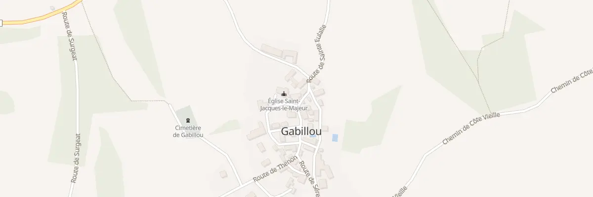 Plan du 4 Le Bourg à Gabillou