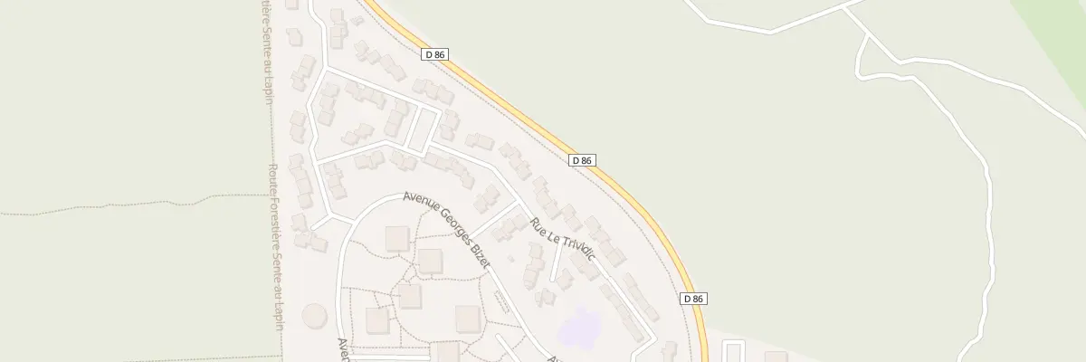 Plan du 1 Rue le Trividic à Canteleu