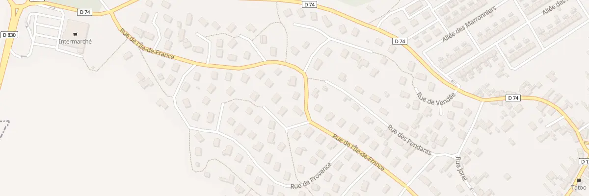 Plan du 10 Rue Ile de France à La Bonneville-sur-Iton