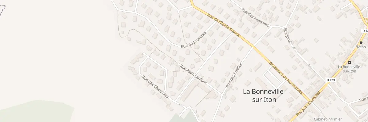 Plan du 10 Rue de Provence à La Bonneville-sur-Iton