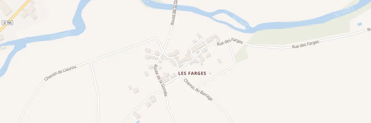 Plan du 6 Rue des Farges à Saint-Martial-d’Albarède