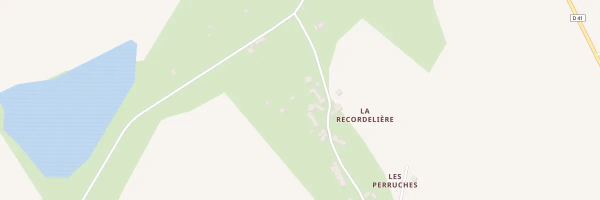 Plan du 9 La Recordeliere à Verneuil-sur-Indre