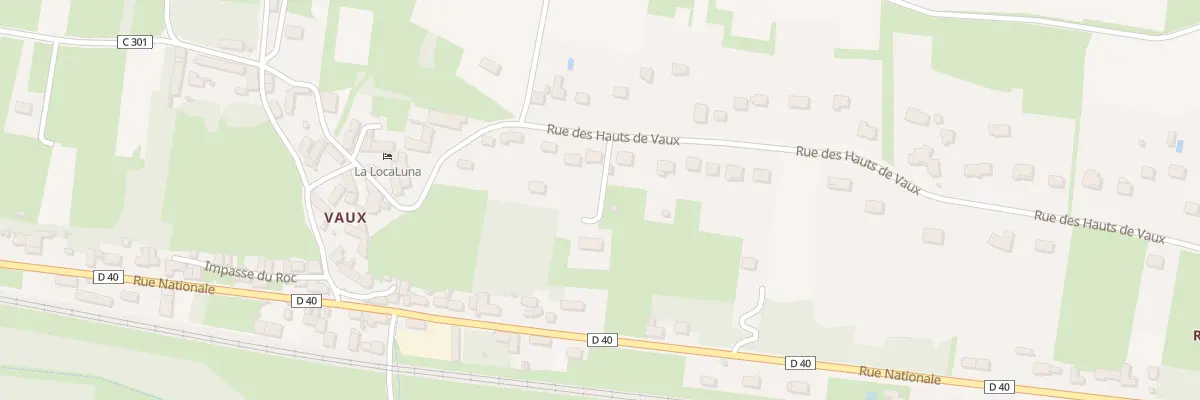 Plan du 689 Rue des Hauts de Vaux à Civray-de-Touraine