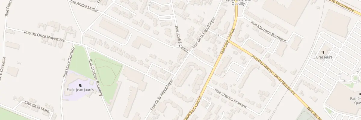 Plan du 108 Rue de la République au Grand-Quevilly