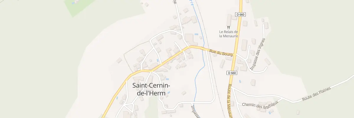 Plan du 89 Le Bourg à Saint-Cernin-de-l’Herm