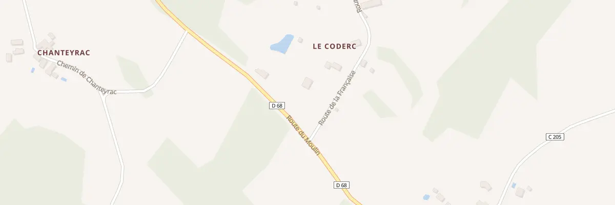 Plan du 1675 Rte du Moulin à Ajat