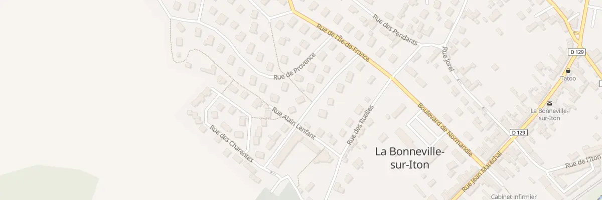 Plan du 9 Rue de Bretagne à La Bonneville-sur-Iton