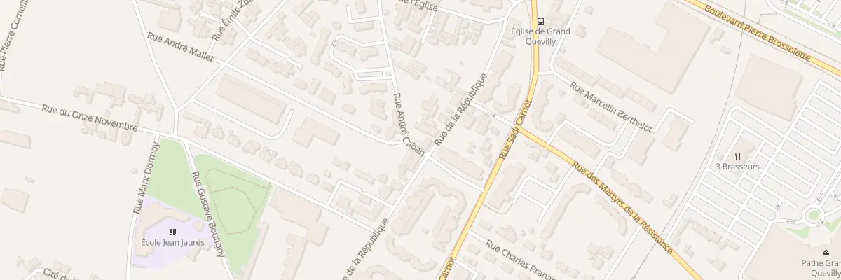 Plan du 104 Rue de la République au Grand-Quevilly