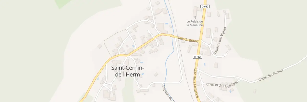 Plan du 88 Le Bourg à Saint-Cernin-de-l’Herm