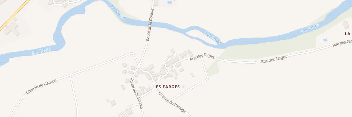 Plan du 16 Rue des Farges à Saint-Martial-d’Albarède