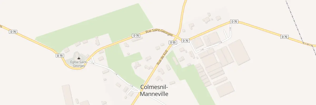 Plan du 5032 Le Village à Colmesnil-Manneville