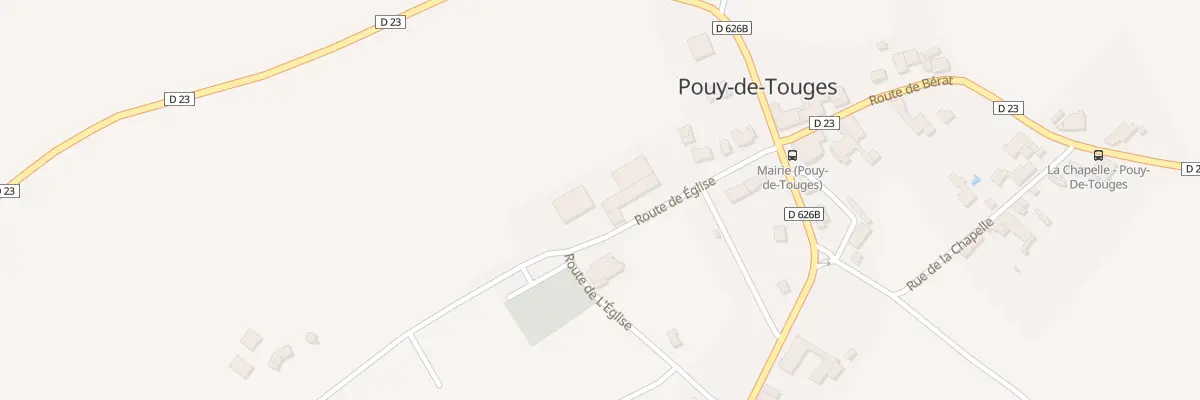 Plan du 42 Le Village à Pouy-de-Touges