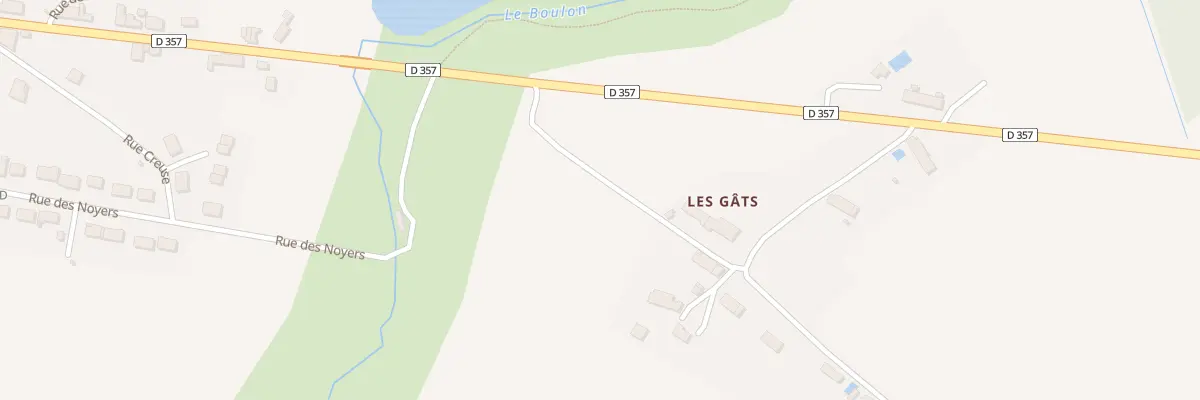 Plan du 6 Les Gâts à Danzé