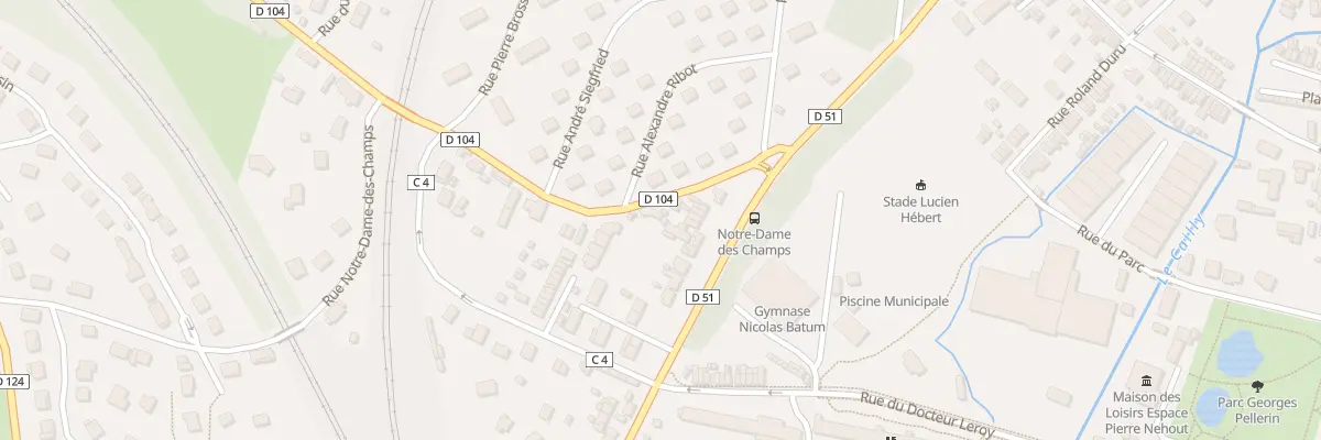 Plan du 1 Rue Notre Dame Champs à Malaunay