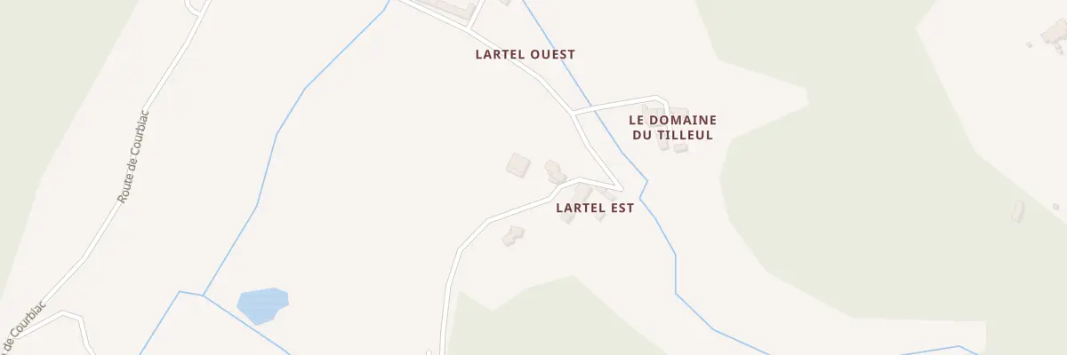 Plan du 500 Rte de Lartel à Masquières