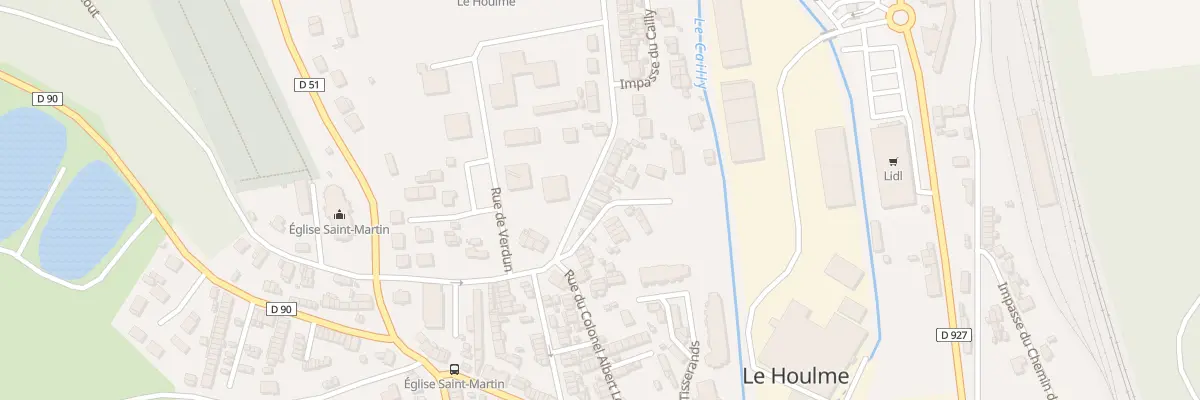 Plan du 4 Rue Gustave Delarue au Houlme