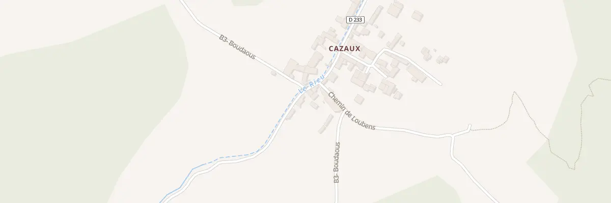 Plan du 5 Rue du Lavoir - à Cazavet