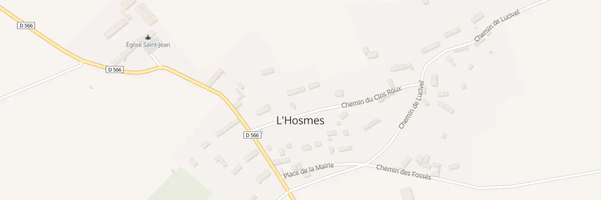 Plan du 5 Che du Clos Roux à L’Hosmes