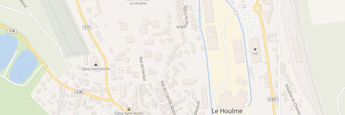 Plan du 6 Rue Gustave Delarue au Houlme