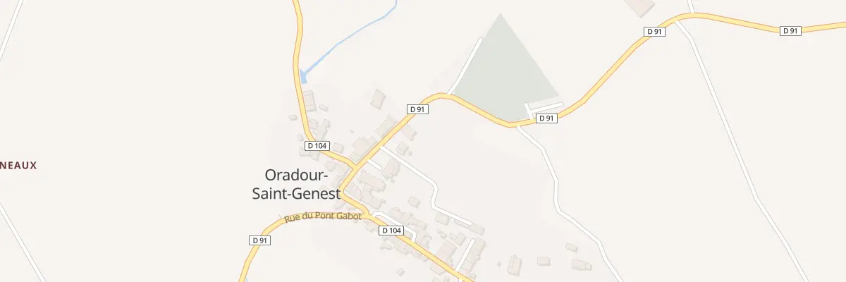 Plan du 4 Pl de l’Église à Oradour-Saint-Genest
