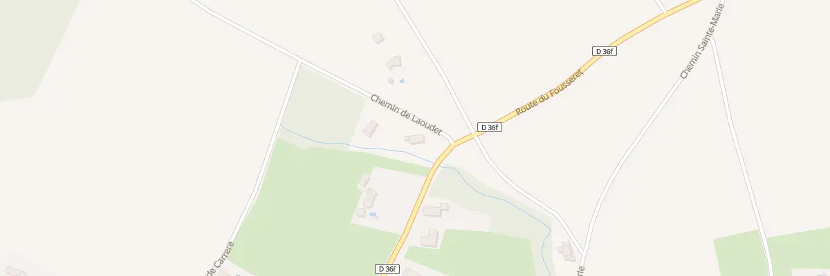 Plan du 5004F Mahourat à Mondavezan