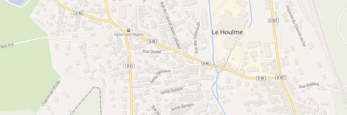 Plan du 23 Rue de la République au Houlme