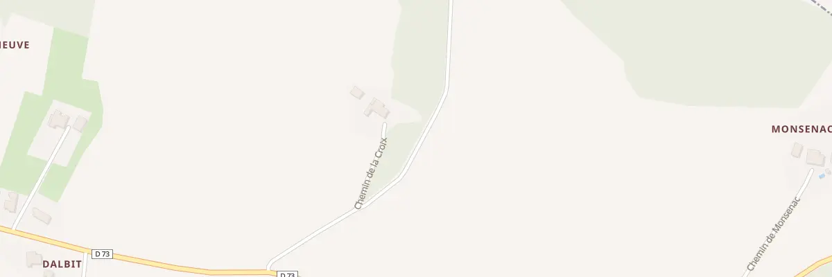 Plan du 218 Che de la Croix à Sajas