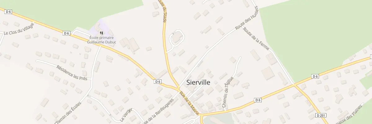 Plan du 53 Rte des Huniers à Sierville