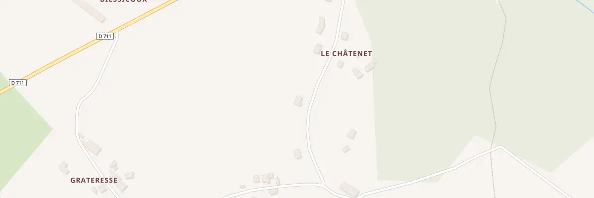 Plan du 4 Le Chatenet à Cieux