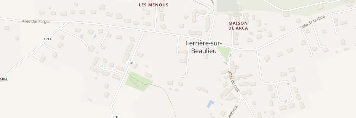 Plan du 3 All des Forges à Ferrière-sur-Beaulieu