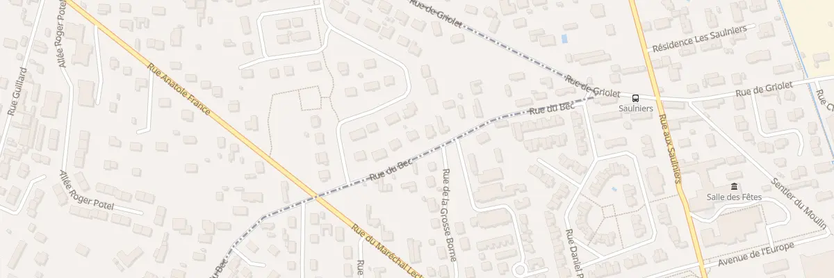 Plan du 222 Rue du Bec à Caudebec-lès-Elbeuf