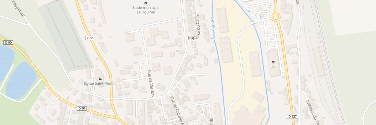 Plan du 12 Rue Gustave Delarue au Houlme