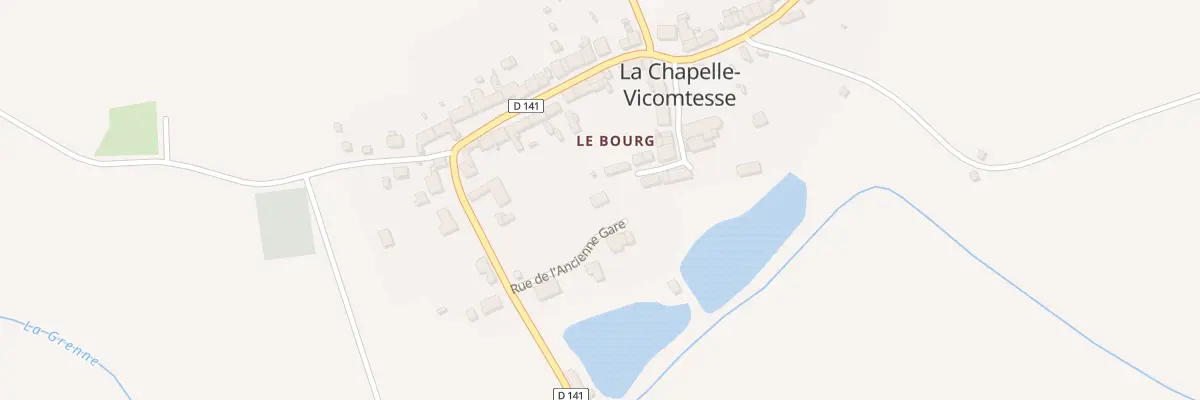 Plan du 1 Rue de l’Ancienne Gare à La Chapelle-Vicomtesse