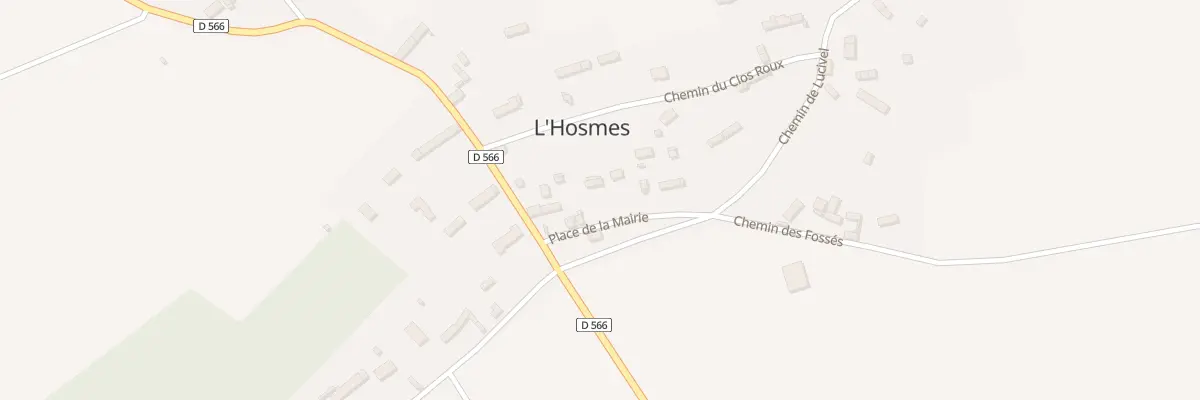 Plan du 7 Pl de la Mairie à L’Hosmes