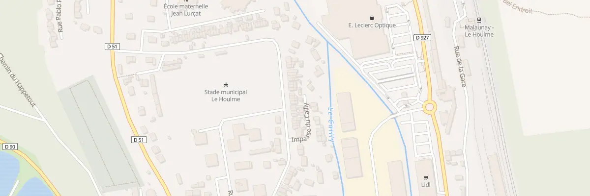 Plan du 40 Rue Gustave Delarue au Houlme