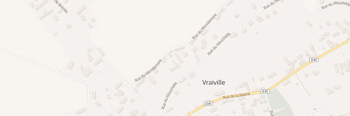 Plan du 10 Rue du Mouchelle à Vraiville